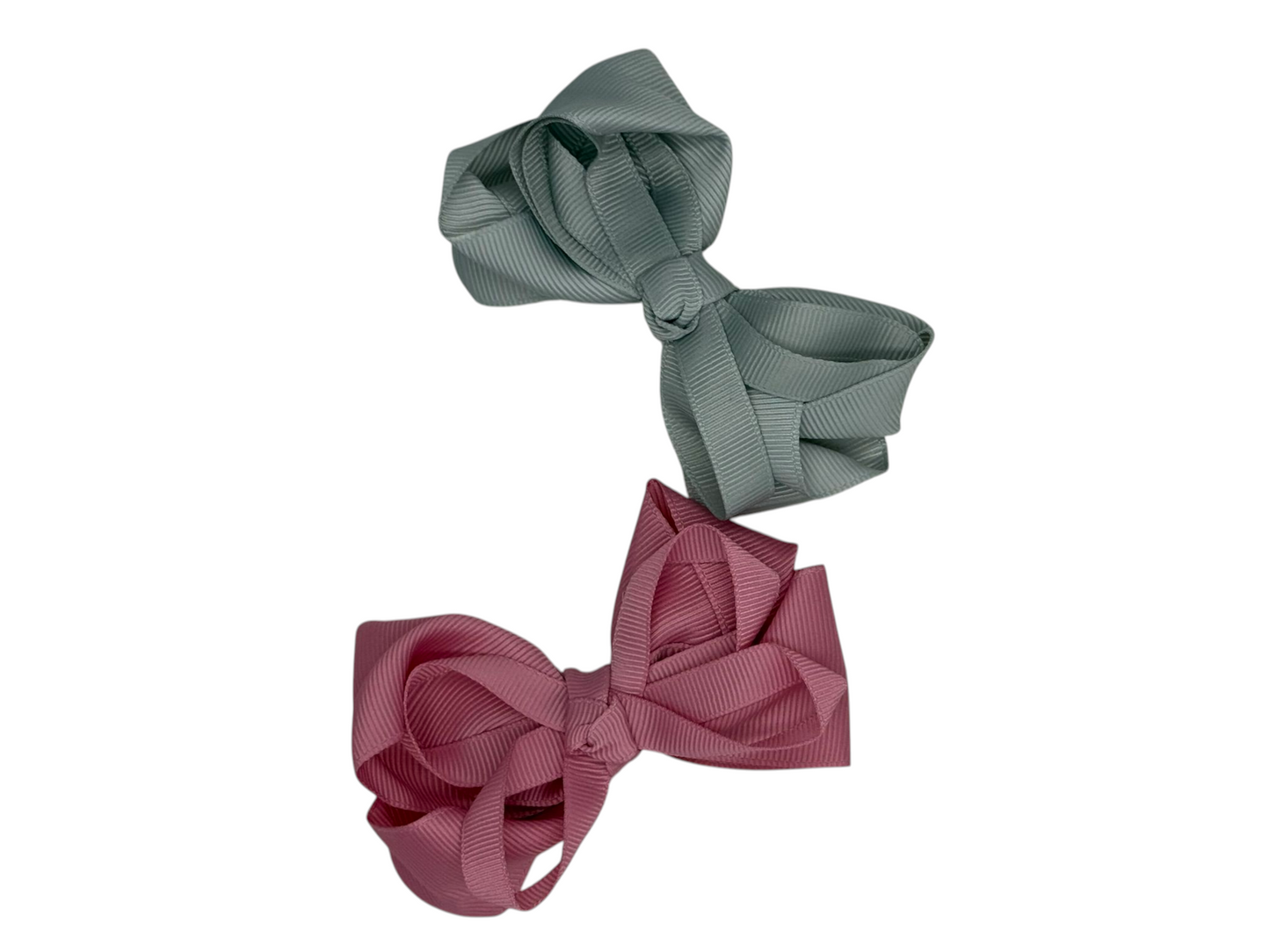 Dual Color small bows- 4 pack set