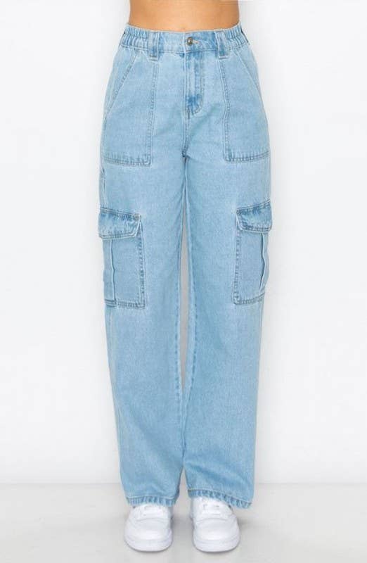 Teen Skaters Denim Cargo Pant