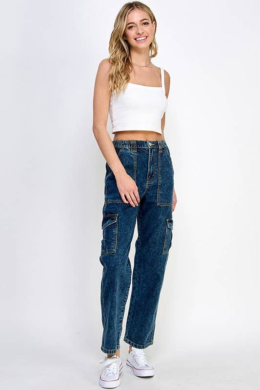 Teen Skaters Denim Cargo Pant