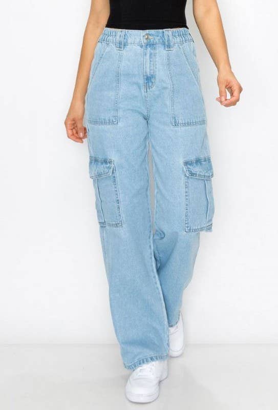 Teen Skaters Denim Cargo Pant