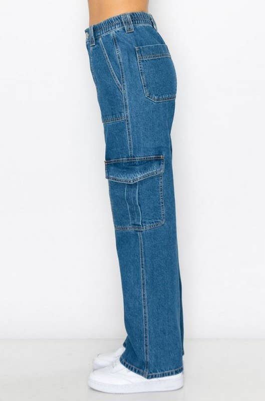 Teen Skaters Denim Cargo Pant