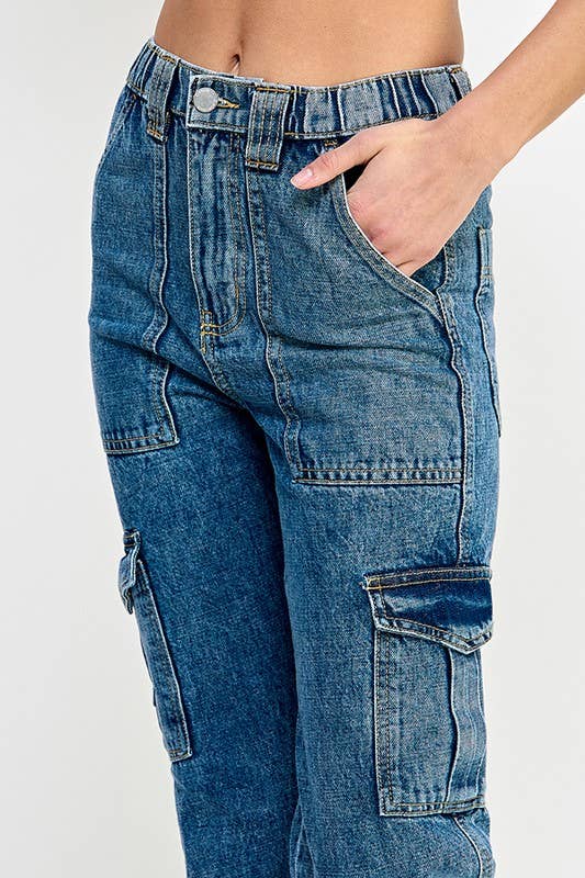 Teen Skaters Denim Cargo Pant