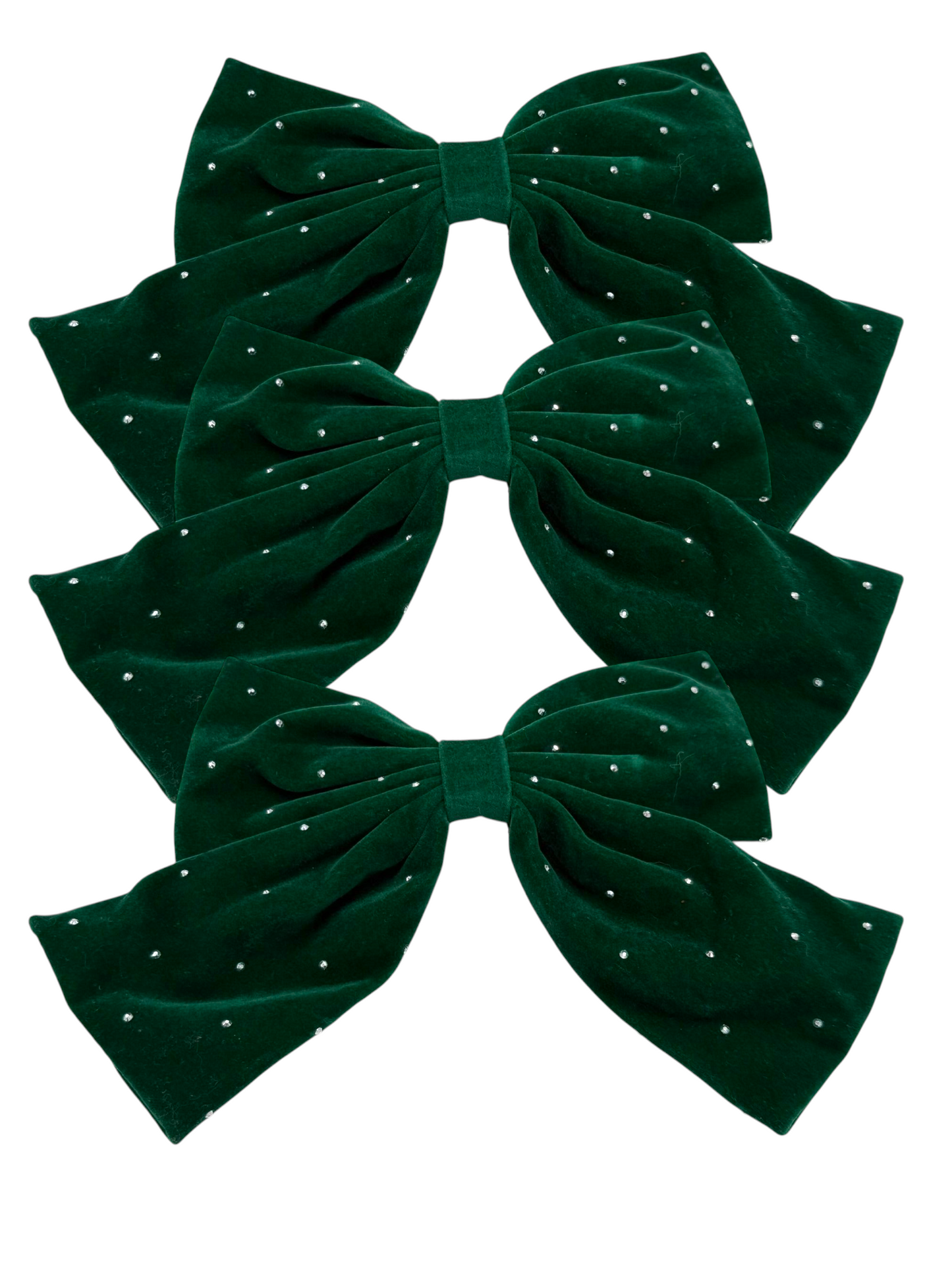 Red & Green Bling Bows