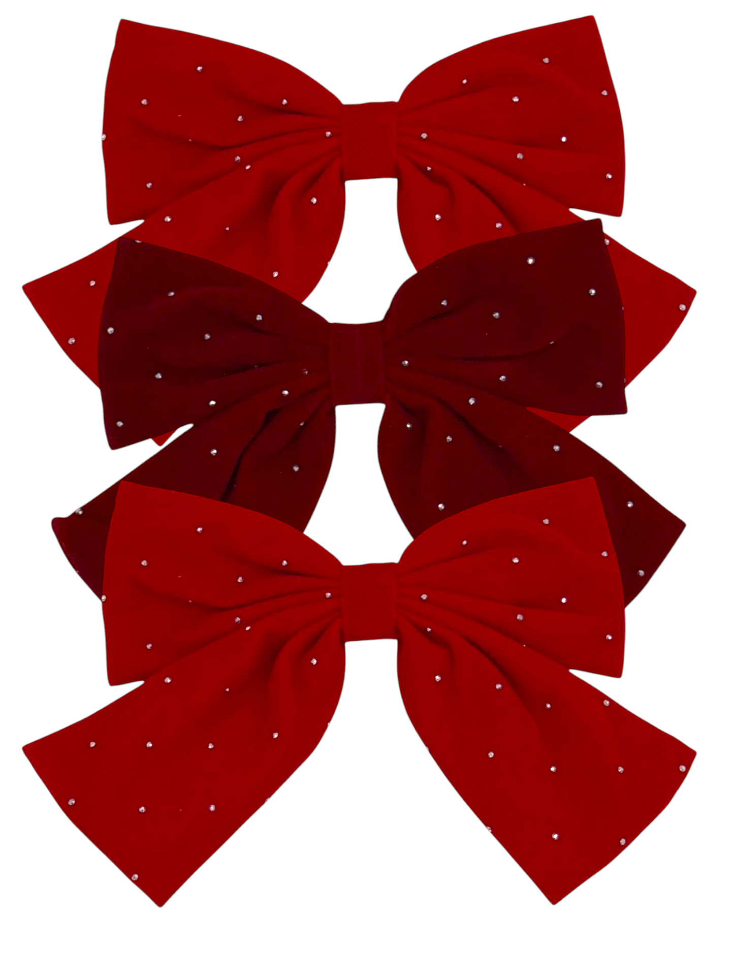 Red & Green Bling Bows