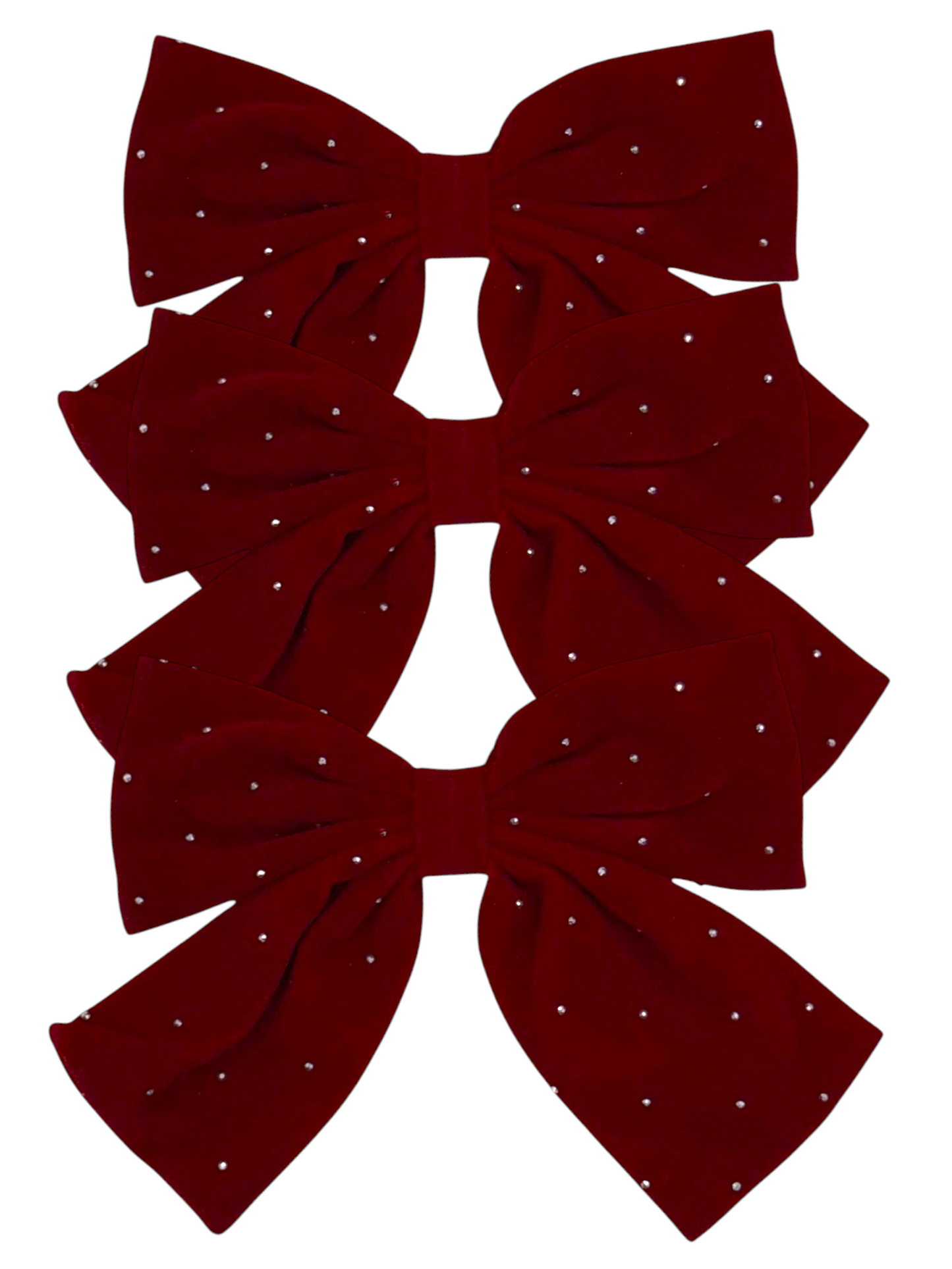 Red & Green Bling Bows