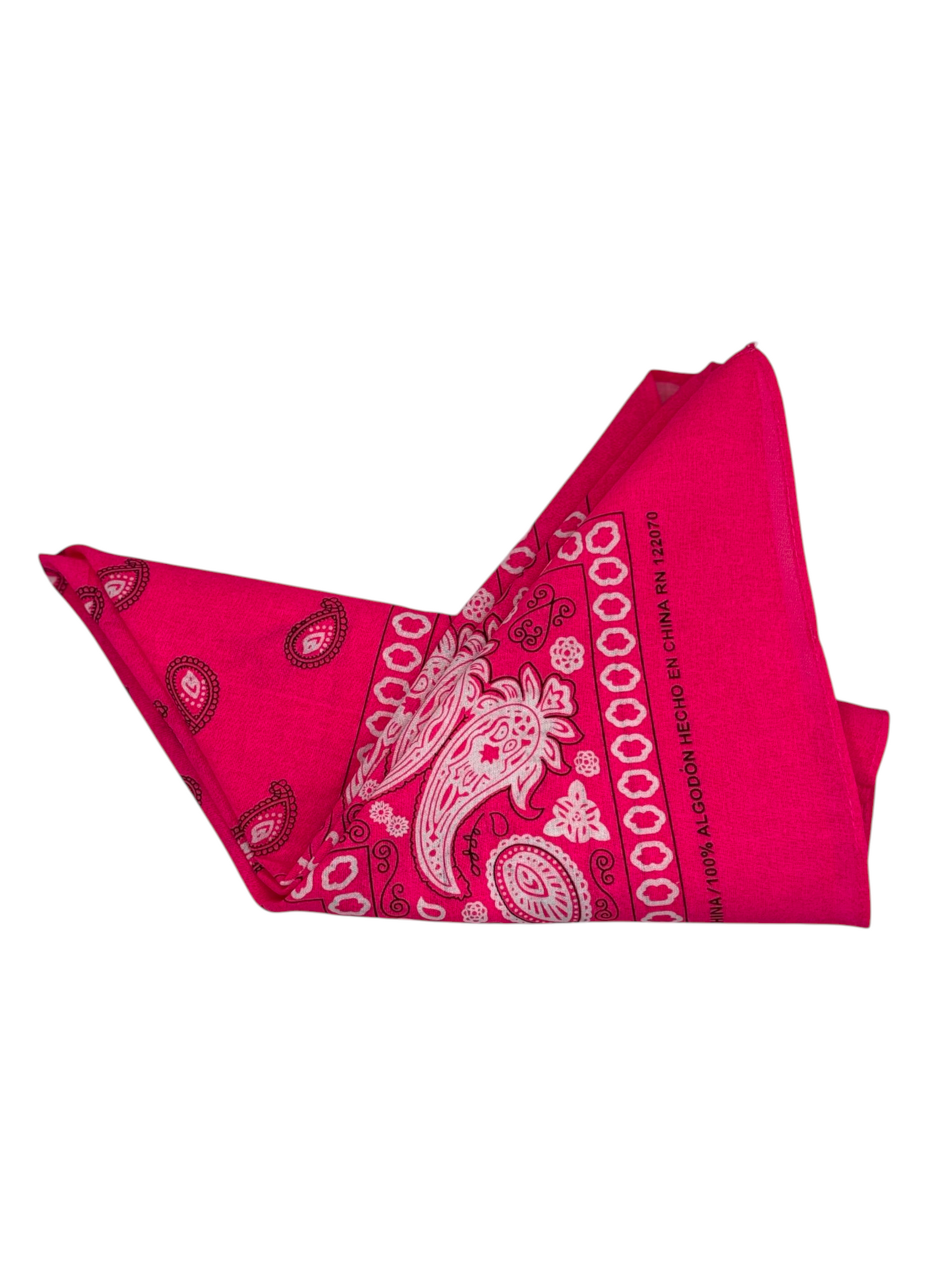 Hot Pink Bandanna XXL