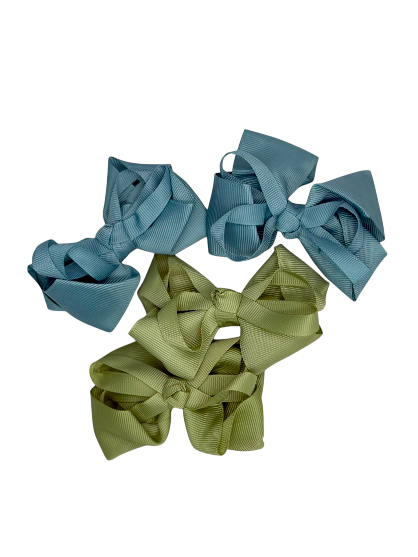 Dual Color small bows- 4 pack set