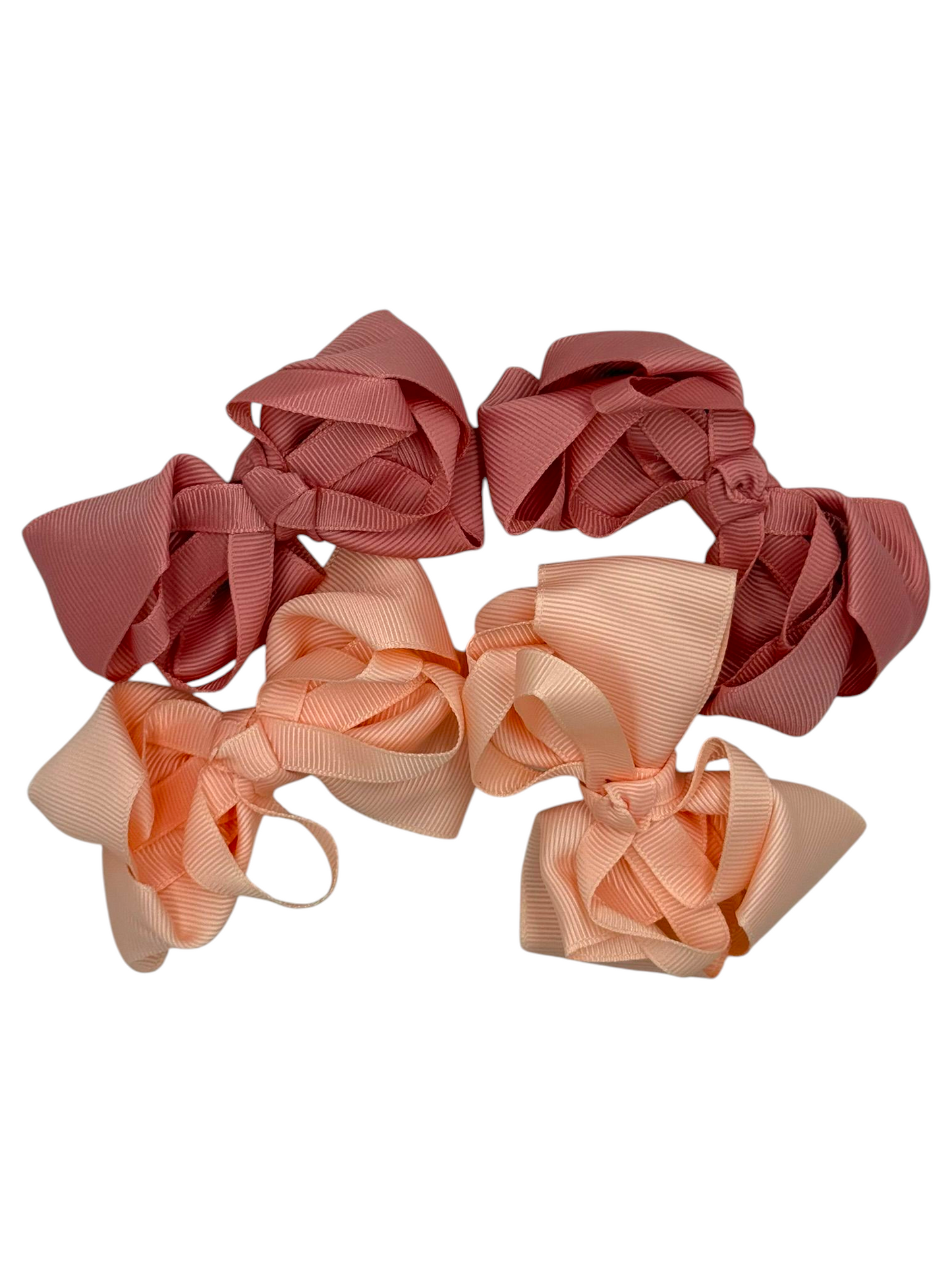 Dual Color small bows- 4 pack set