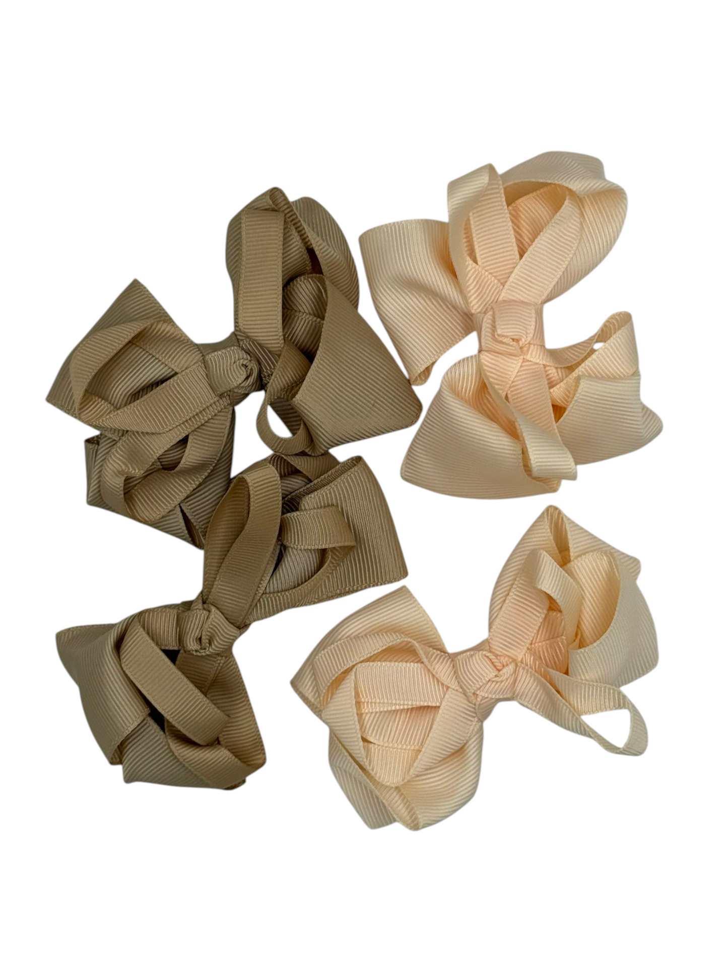 Dual Color small bows- 4 pack set